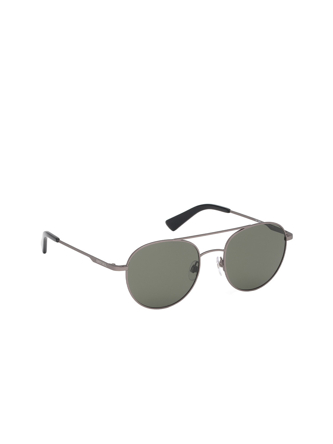 DIESEL Women Green UV Protected Round Sunglasses DL0286 52 09N