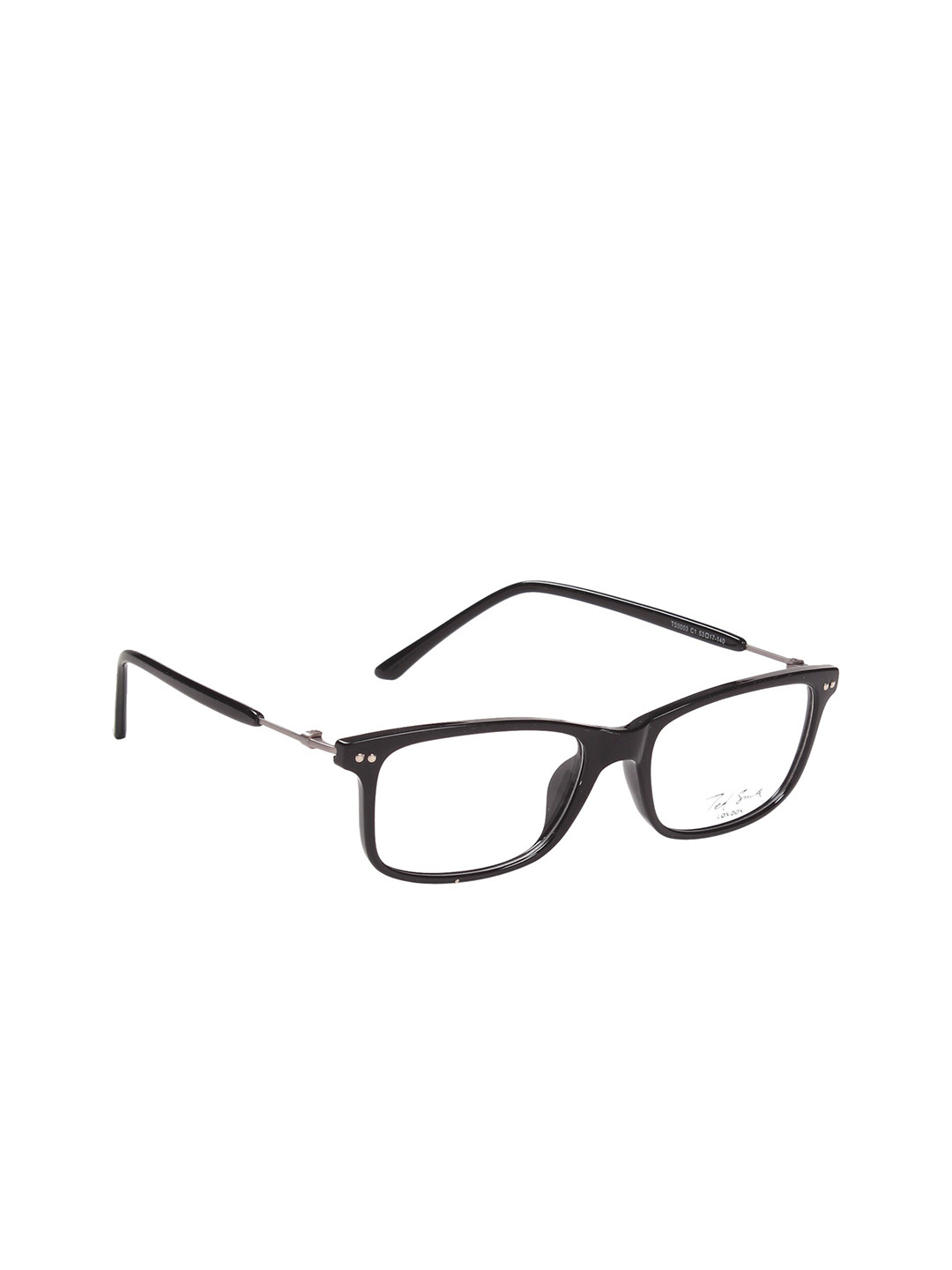 Ted Smith Unisex Transparent Full Rim Rectangle Frames Eyeglasses
