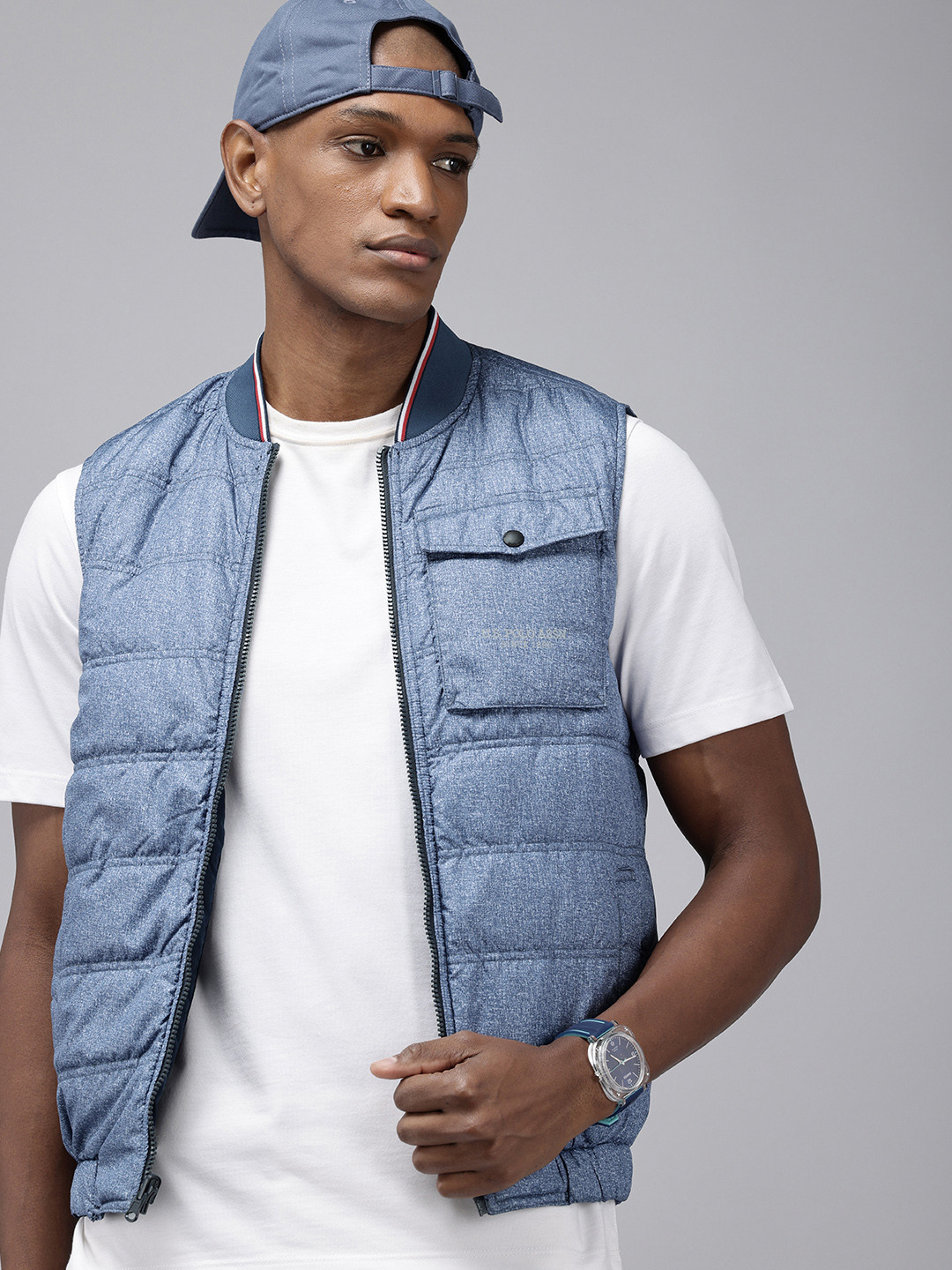 U.S. Polo Assn. Sleeveless Reversible Padded Jacket