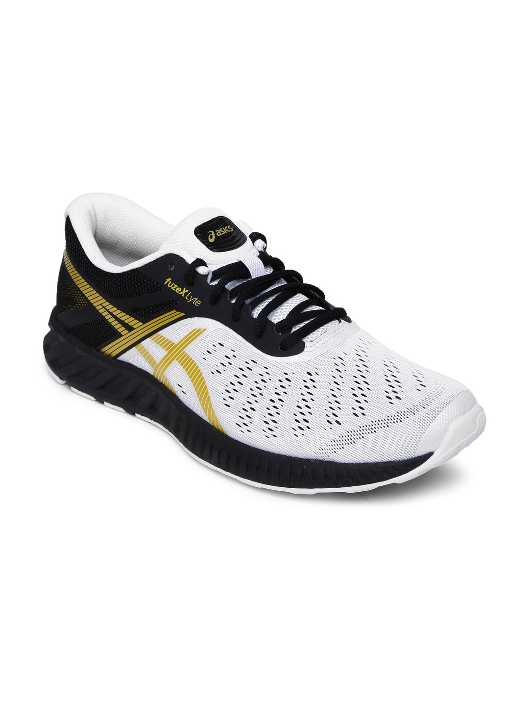 Buy ASICS Men White FuzeX Lyte Running Shoes Sports Shoes for Men 1515203 Myntra