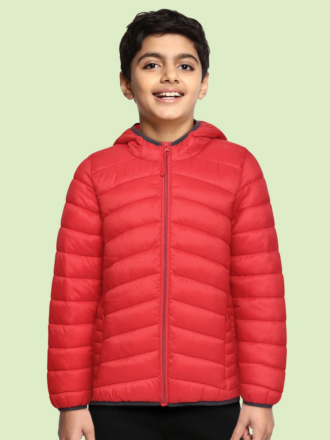 Buy Marks Spencer Boys Red Solid Stormwear Hooded Puffer Jacket Jackets for Boys 15161626 Myntra
