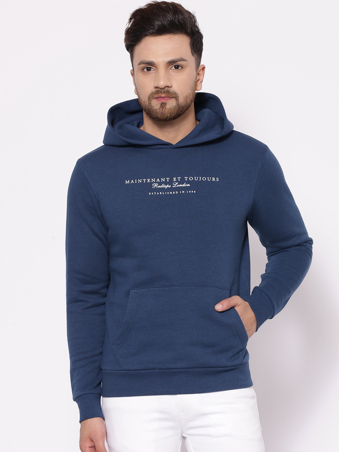 Red Tape Men Teal Printed Sweatshirt