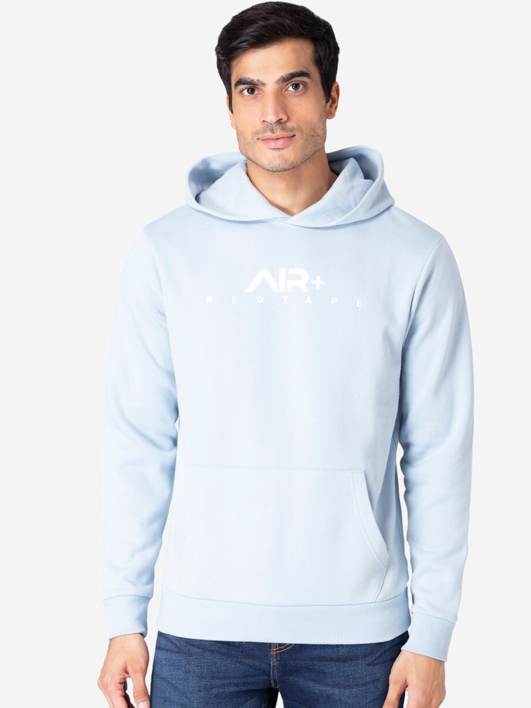 Red Tape Men Blue Sweatshirt