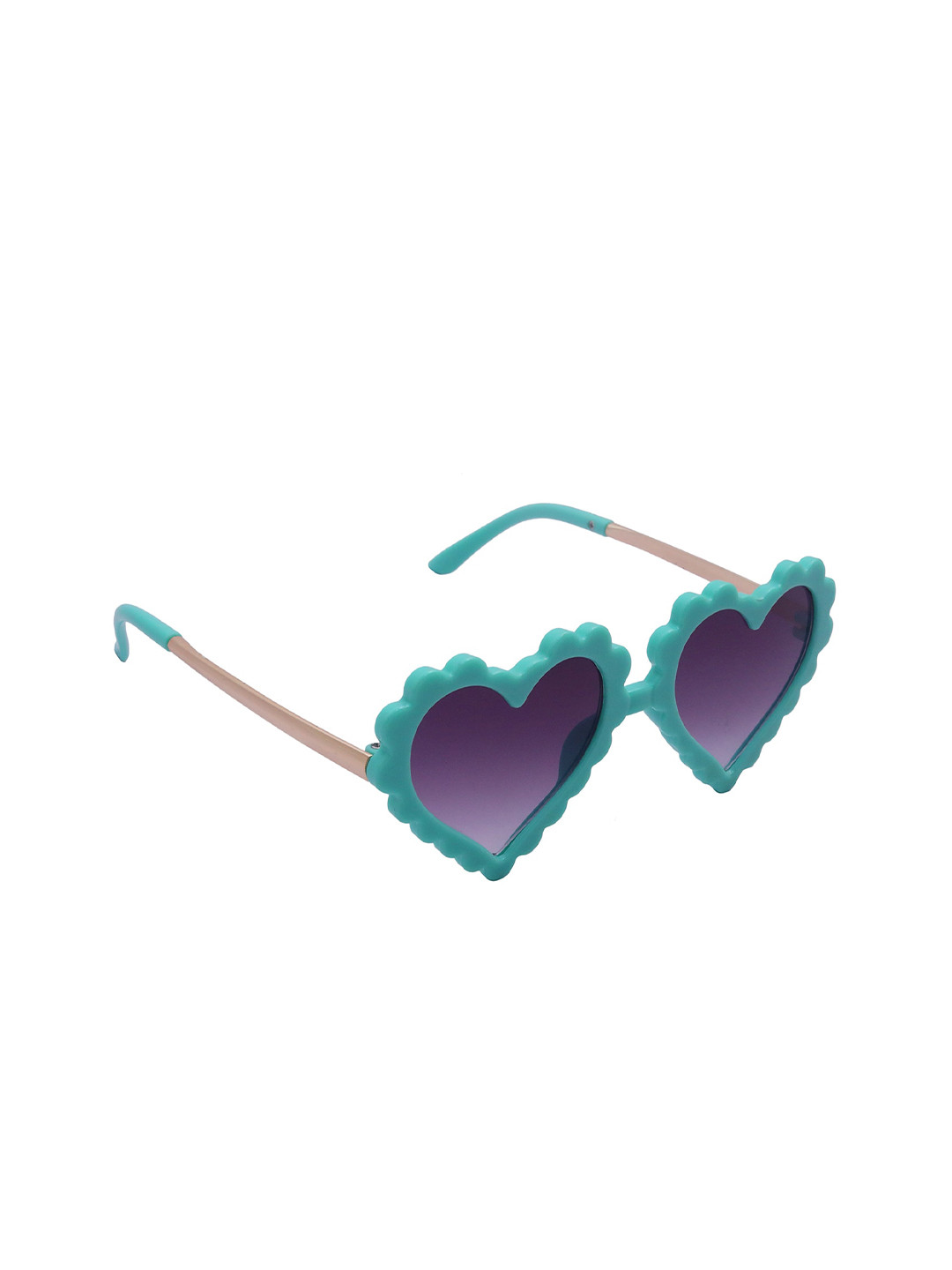 Spiky Unisex Kids Purple Lens & Blue Full Rim Other Sunglasses 2950_TURQ_VIO