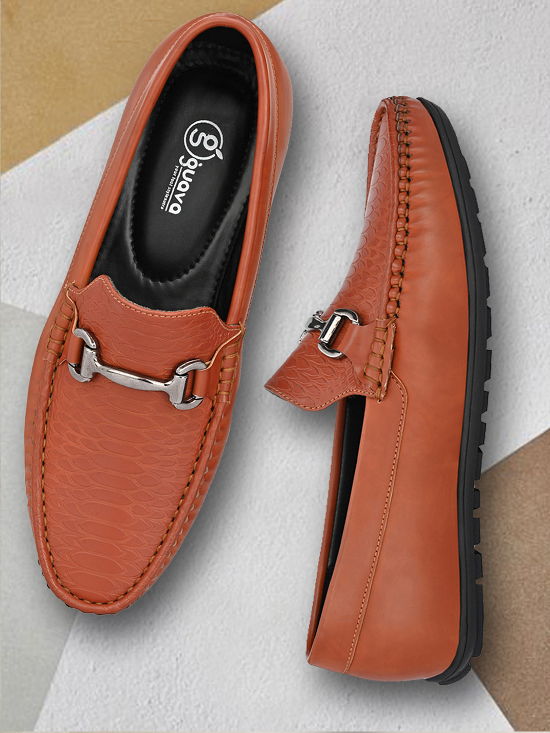 Guava Men Tan Loafers
