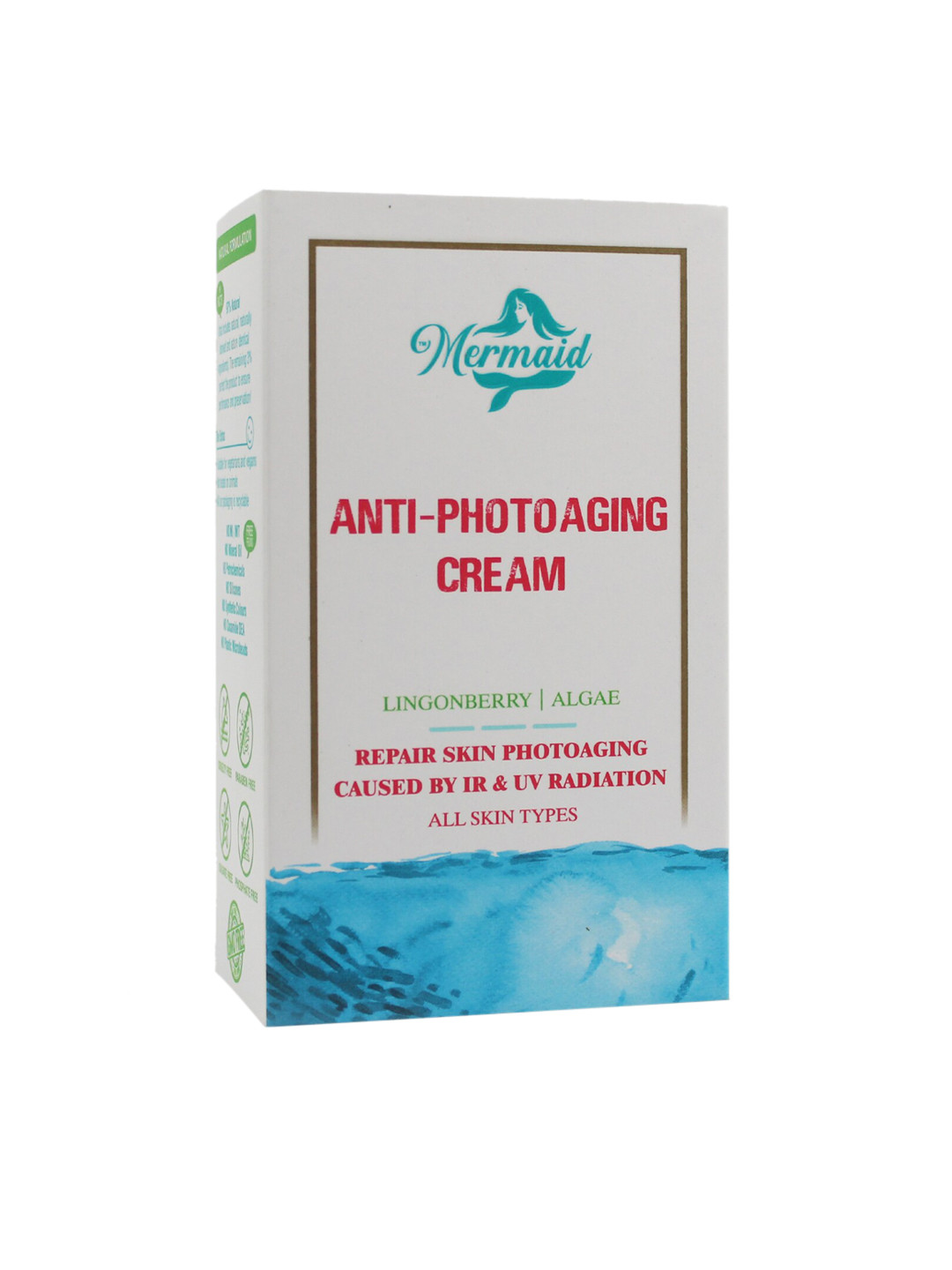 Mermaid Anti-Photoaging Cream, with Lingonberry & Algae,