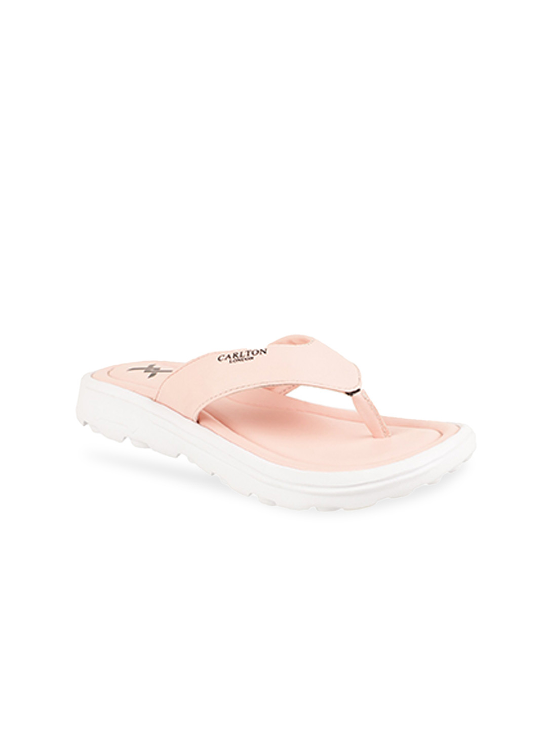 Carlton London sports Women Pink Solid Thong Flip Flops