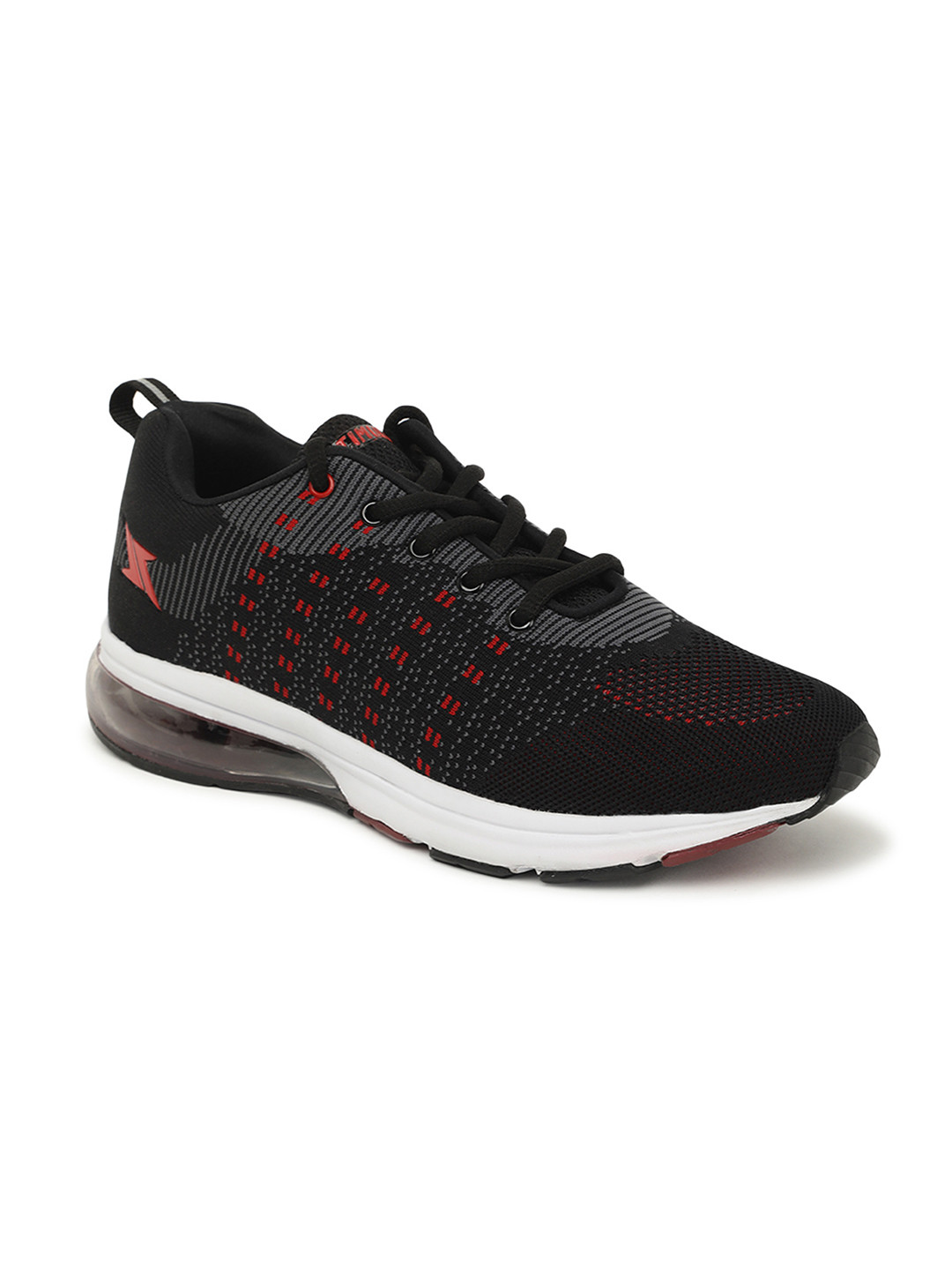 Paragon Men Black Canvas Sports Shoes