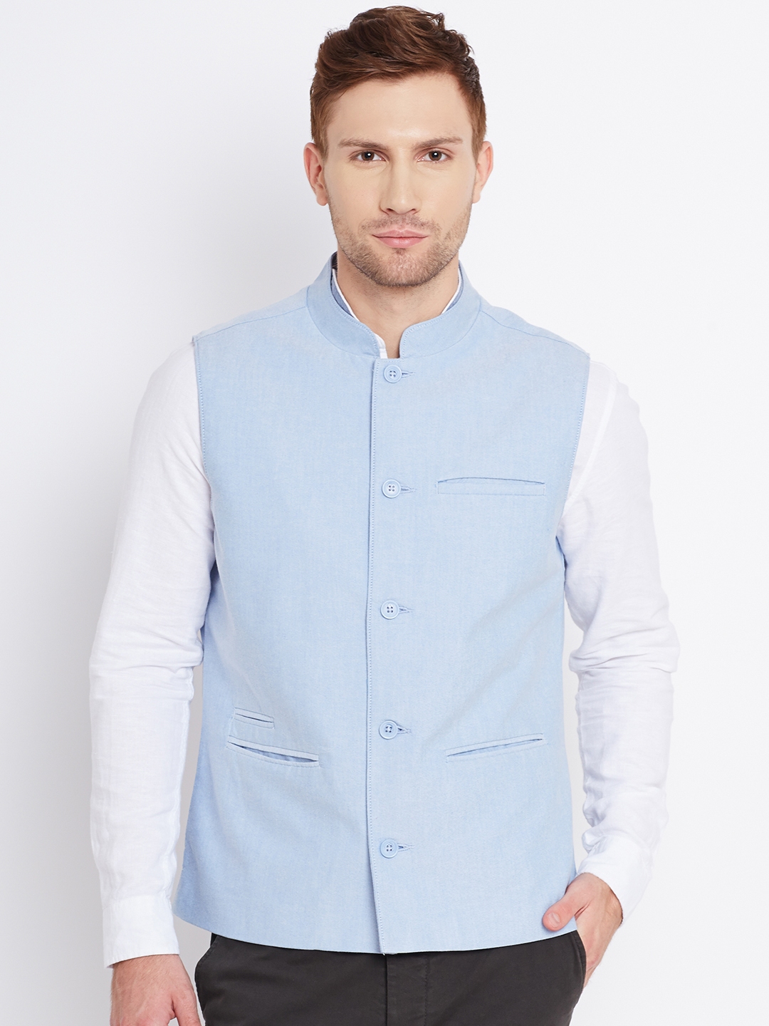 United colors of online benetton nehru jacket