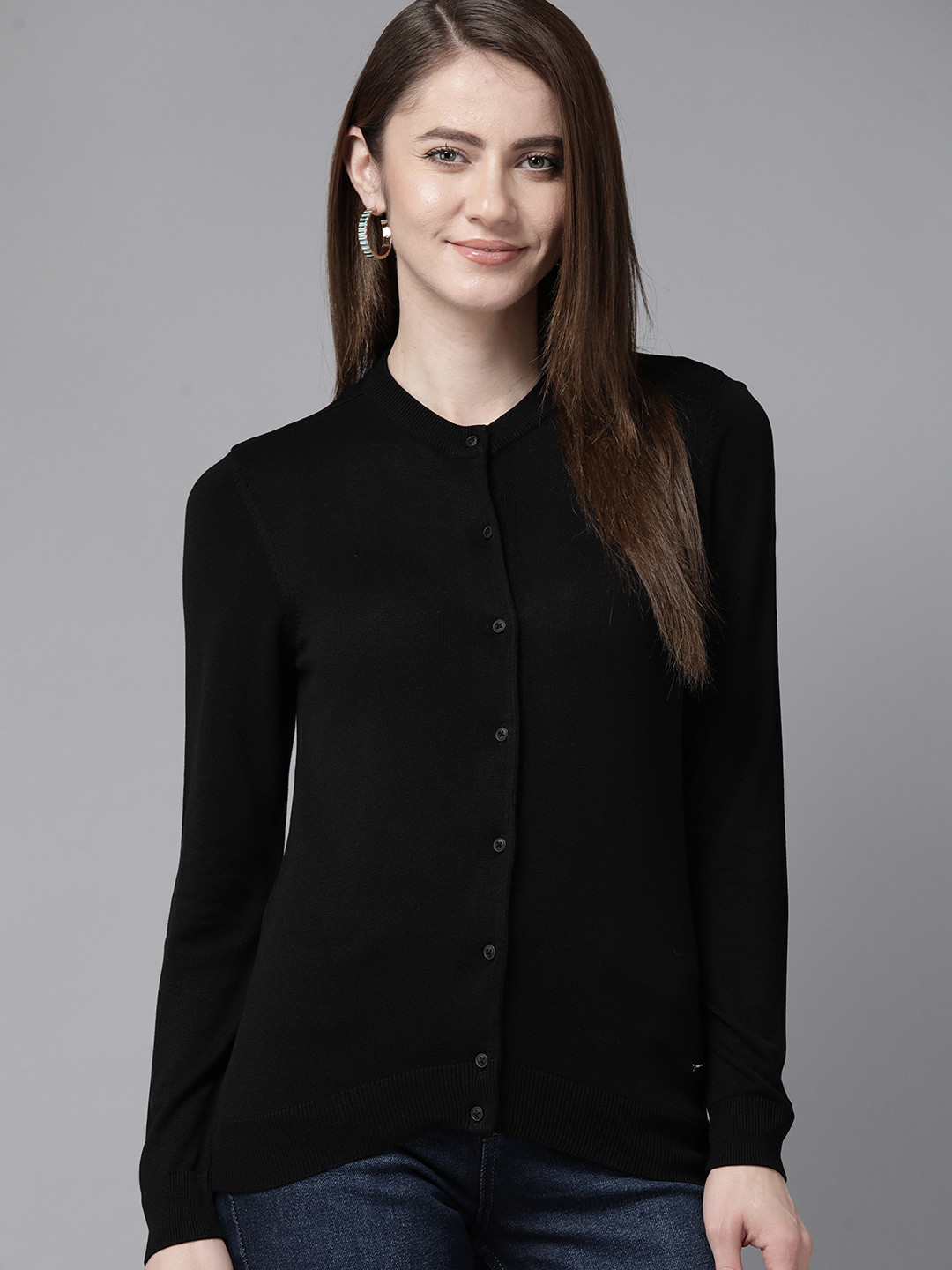 Van Heusen Woman Round Neck Long Sleeves Cardigan