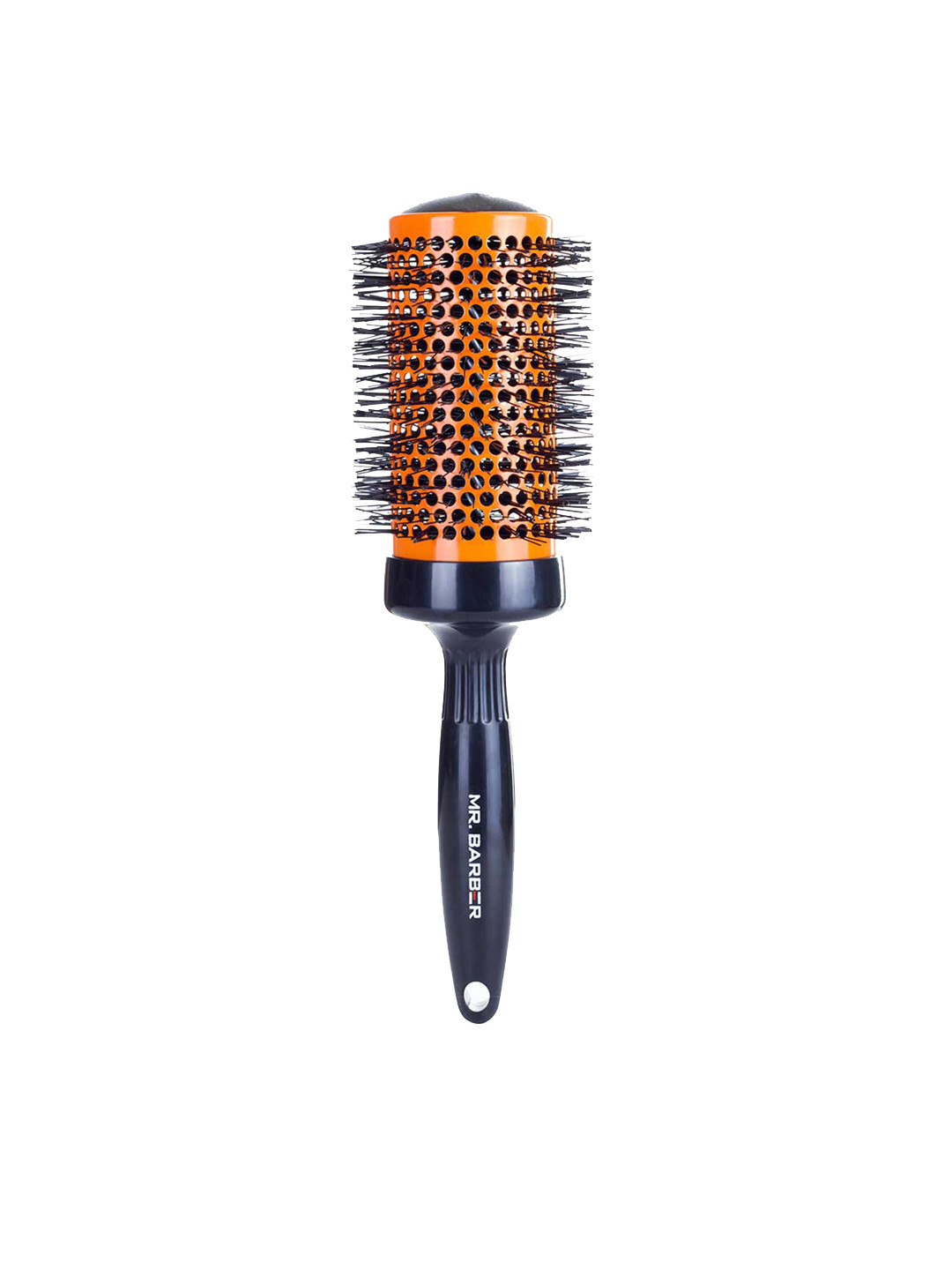 Mr Barber Black & Orange Round Ceramic Brush MB53