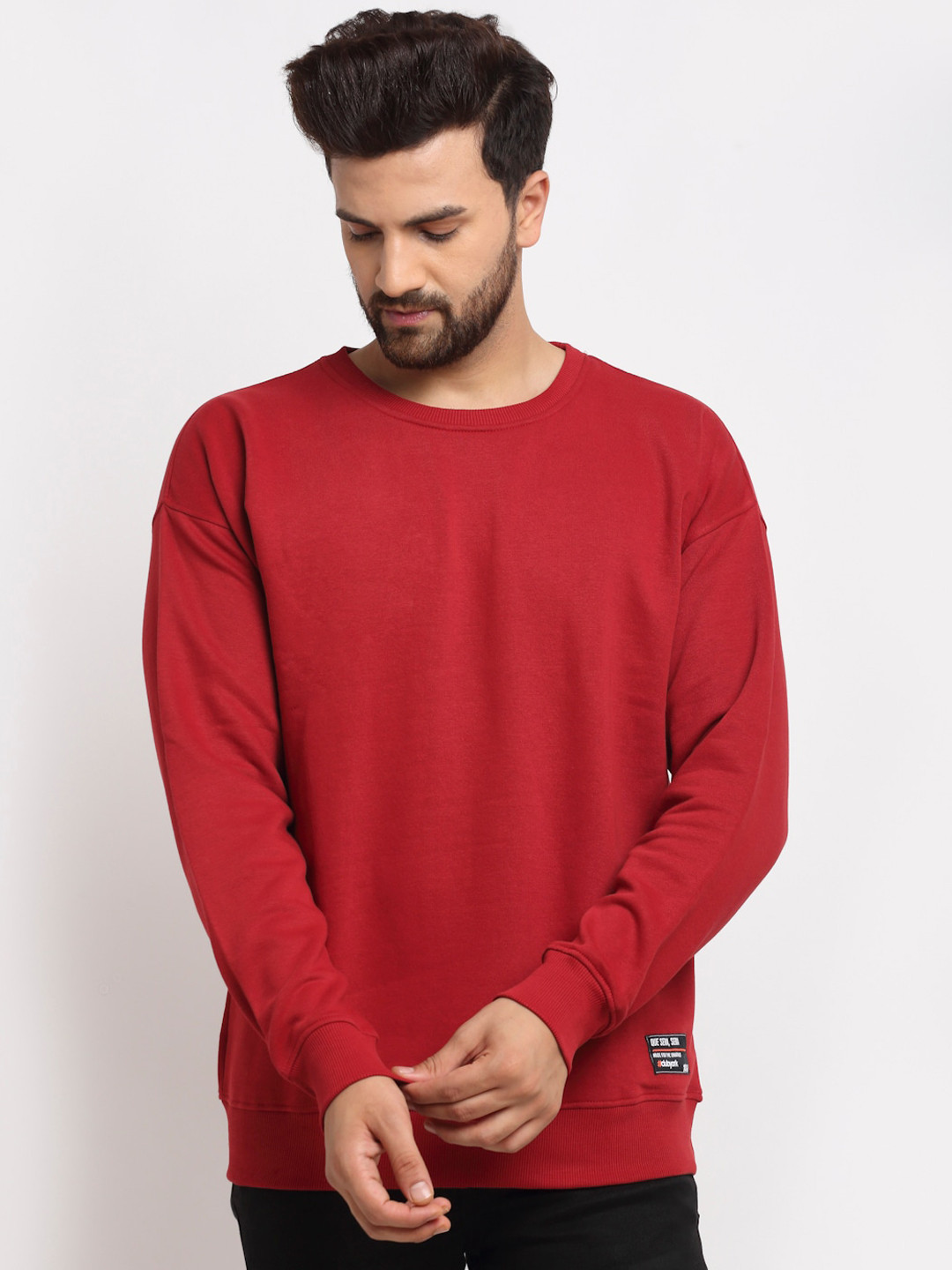 Club York Men Red Sweatshirt