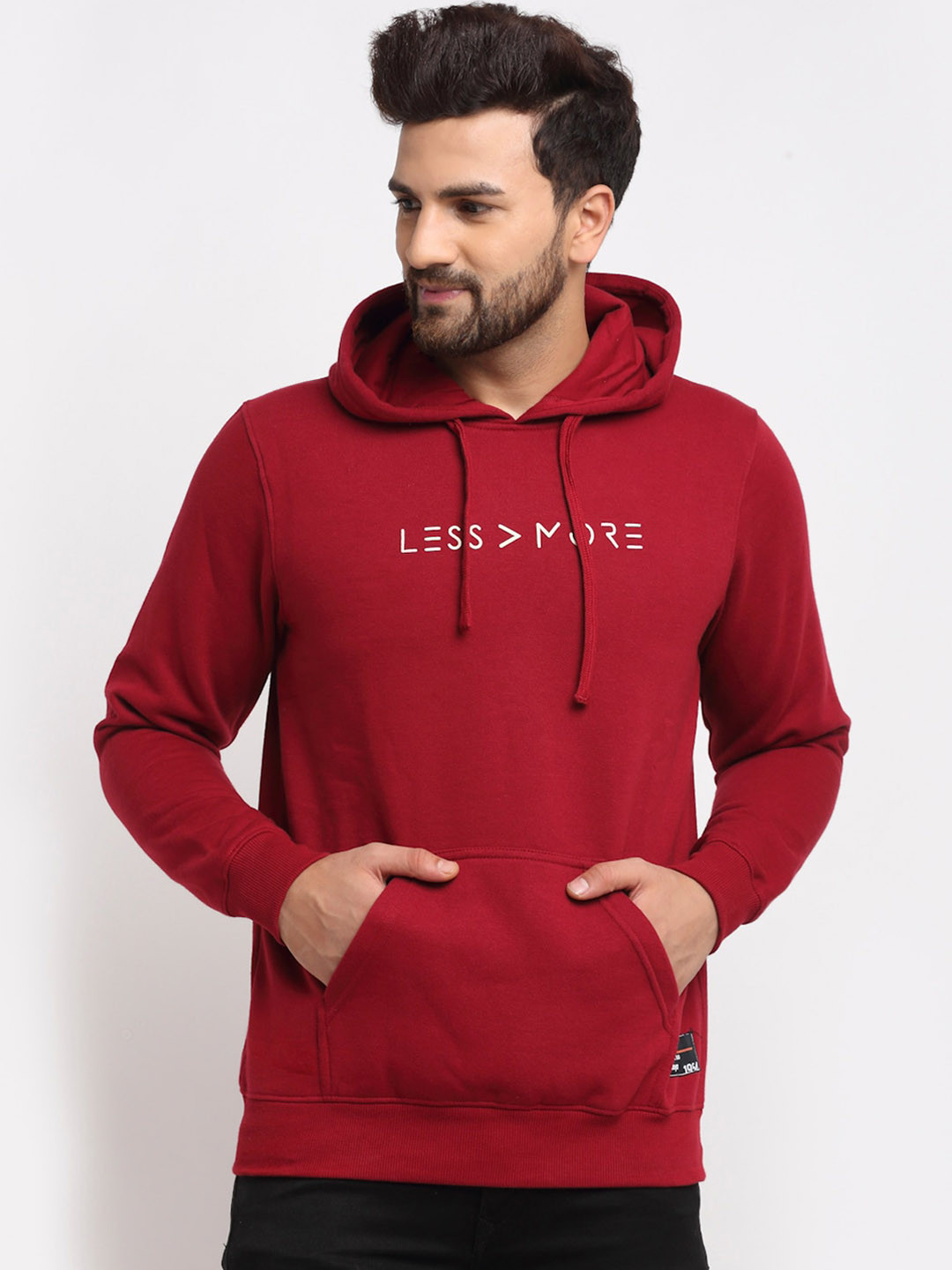 Club York Men Maroon Sweatshirt