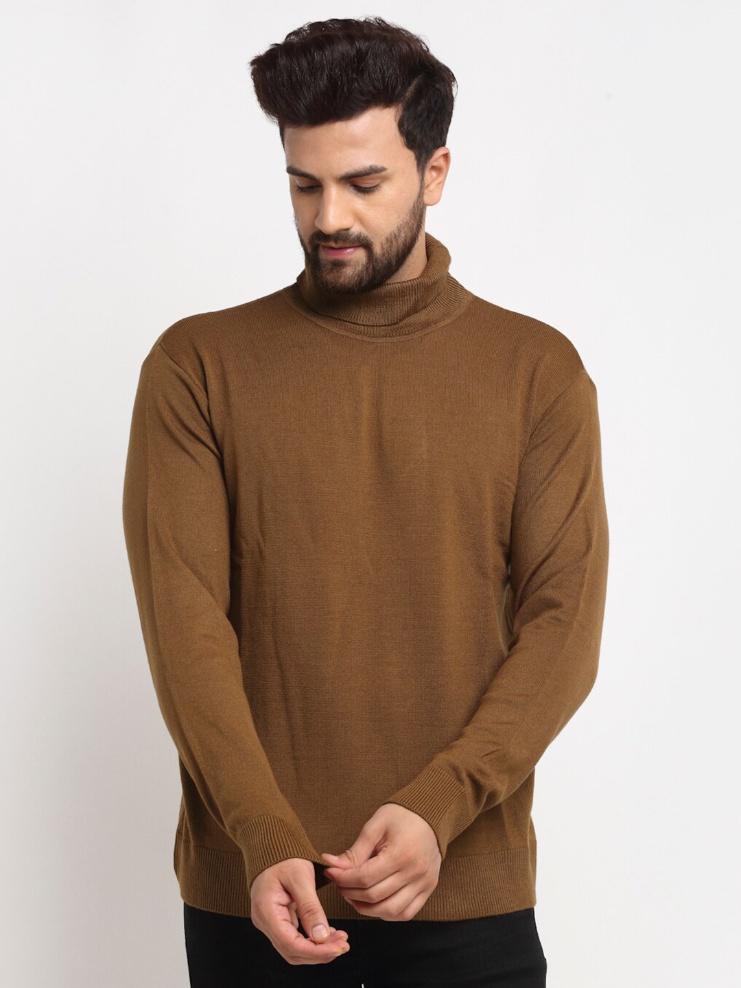 Club York Men Brown Pullover