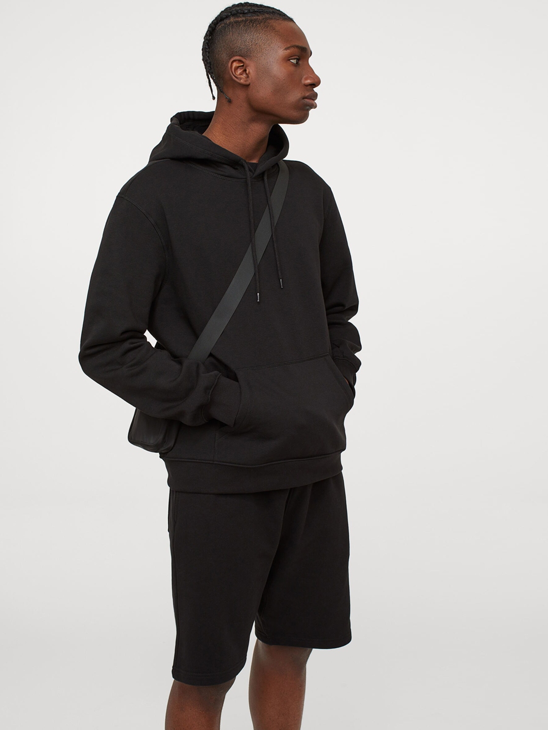 Buy H&M Men Black Relaxed Fit Hoodie - Sweatshirts for Men