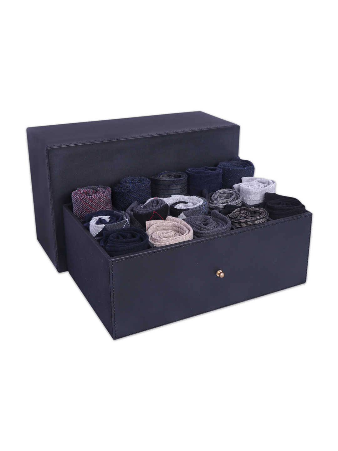 Socksxpress Men Multi-Coloured Set of 15 Socks with Classic Drawer