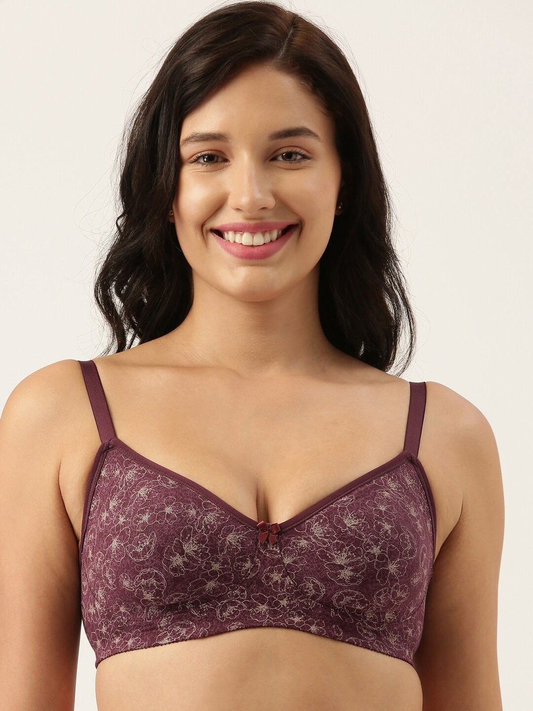 Enamor Non Padded Non-Wired Full Coverage Side Shaper and Double Layered Cups Everyday Bra