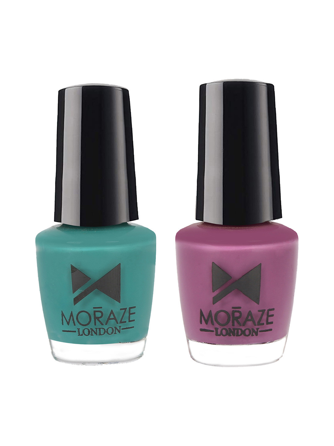 Moraze Pack of 2 Vegan Non Toxic Nail Polish 5ml Each