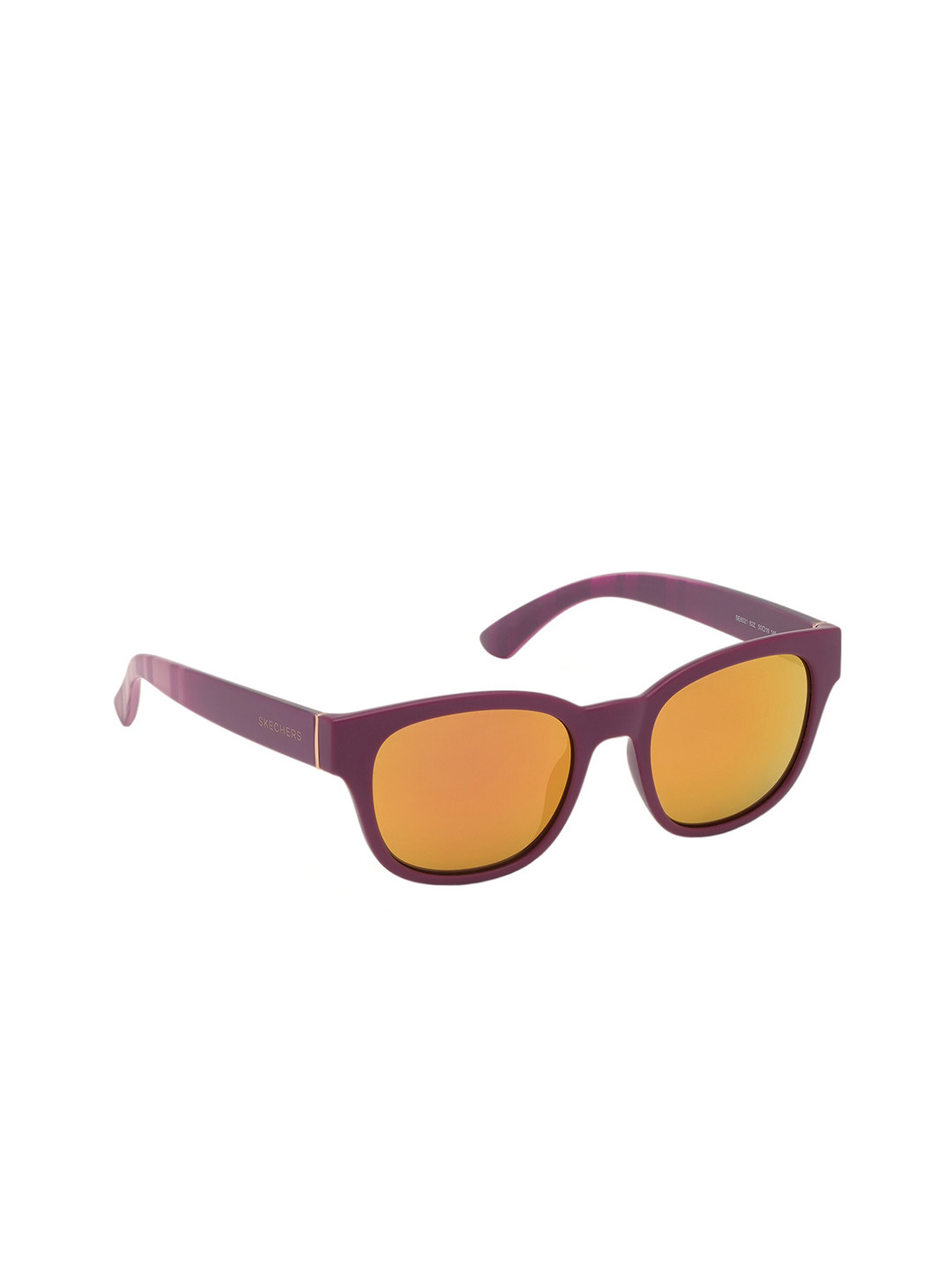 Skechers Women Orange Lens & Purple Wayfarer Sunglasses - SE6021 50 82Z