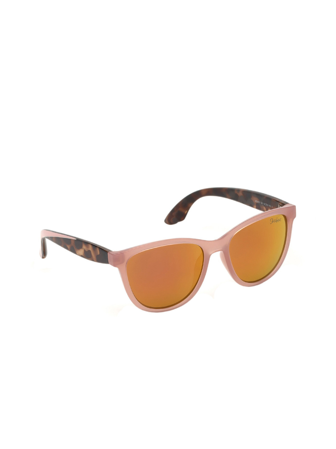 Skechers Unisex Orange Lens & Pink Round Sunglasses with UV Protected Lens SE6023 55 72Z