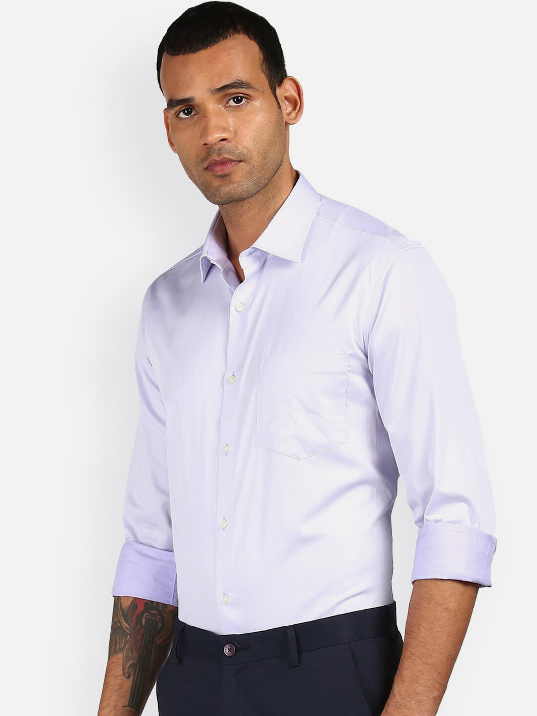 AD By Arvind Slim Fit Cotton Formal Shirt