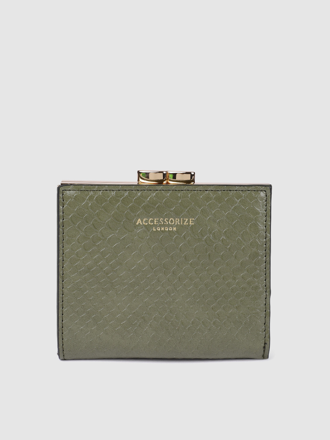 Accessorize London Women  Faux Leather Clip Frame Bella Two Fold Wallet