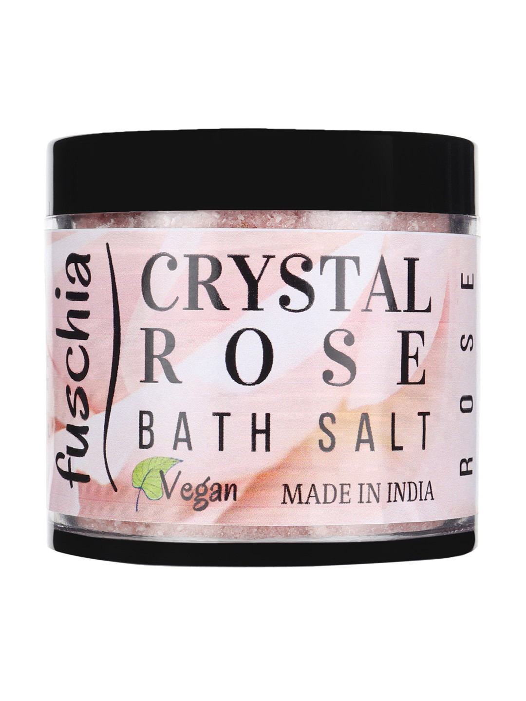Fuschia Unisex Vegan Crystal Rose Bath Salt 100gms