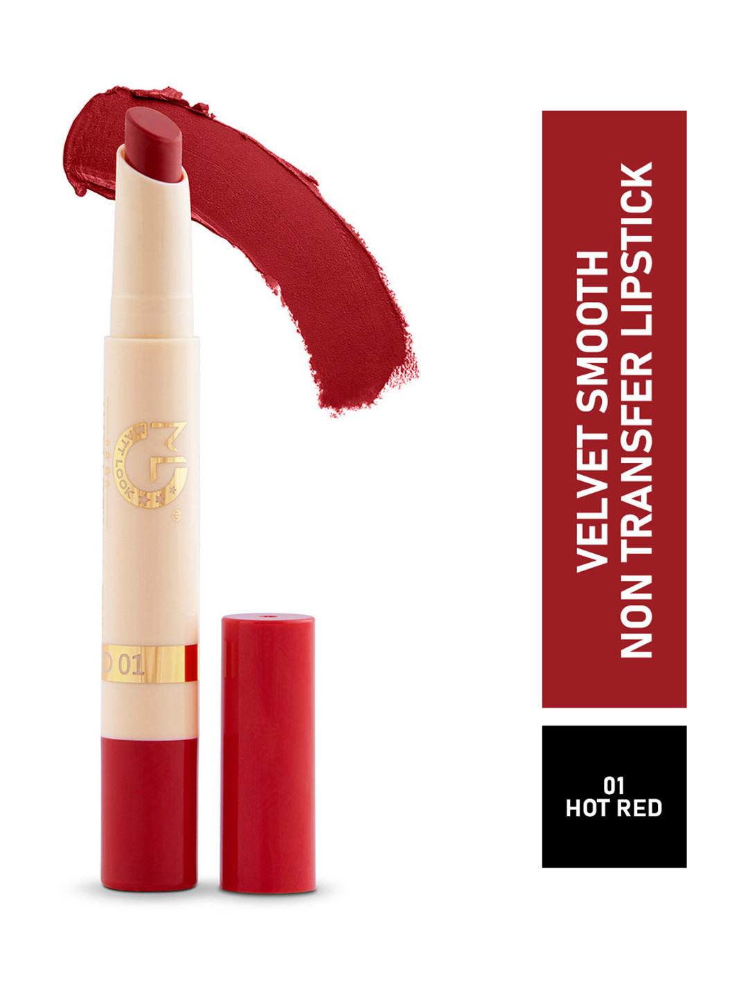 MATTLOOK Velvet Smooth No Transfer Lipstick - Hot Red