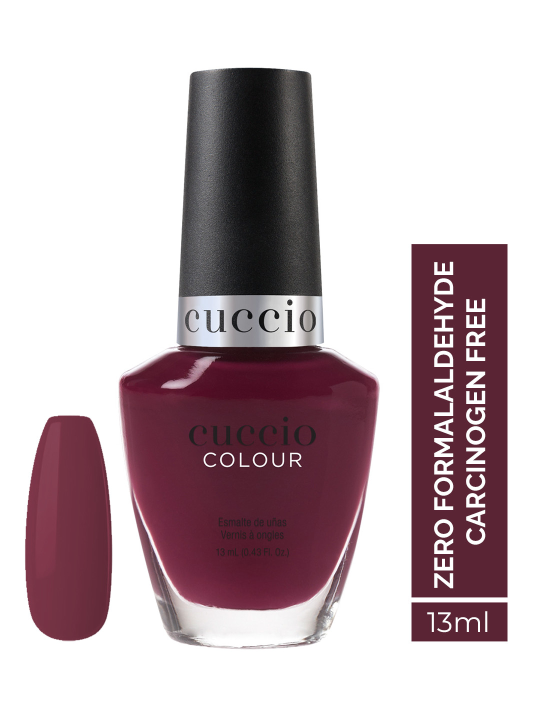 Cuccio Women Purple Nail Enamel - Playing in playa del carmen 25-Free Formula 13 ml