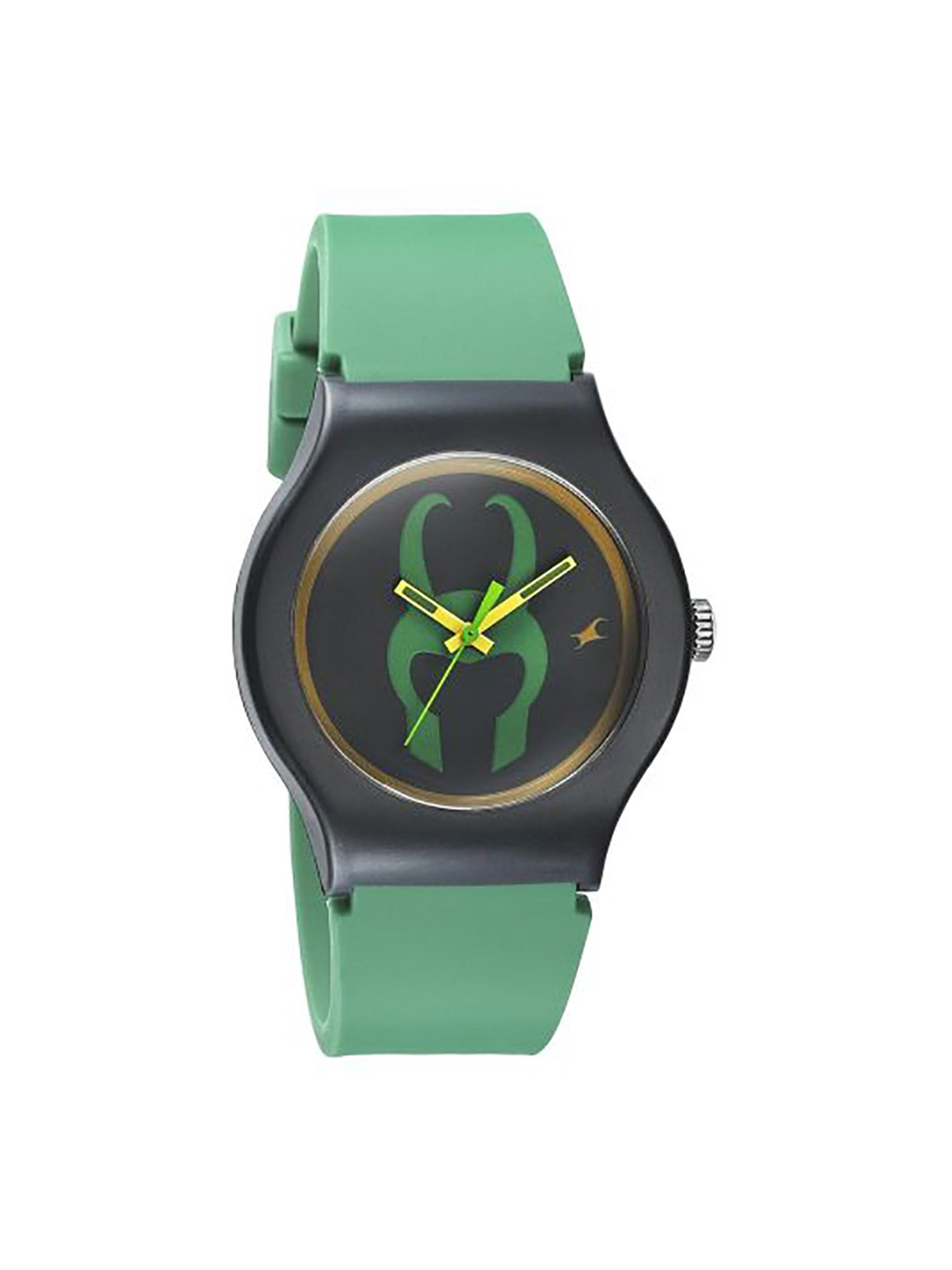 Fastrack Unisex Green Printed Marvel Avengers Analogue Watch 9915PP96