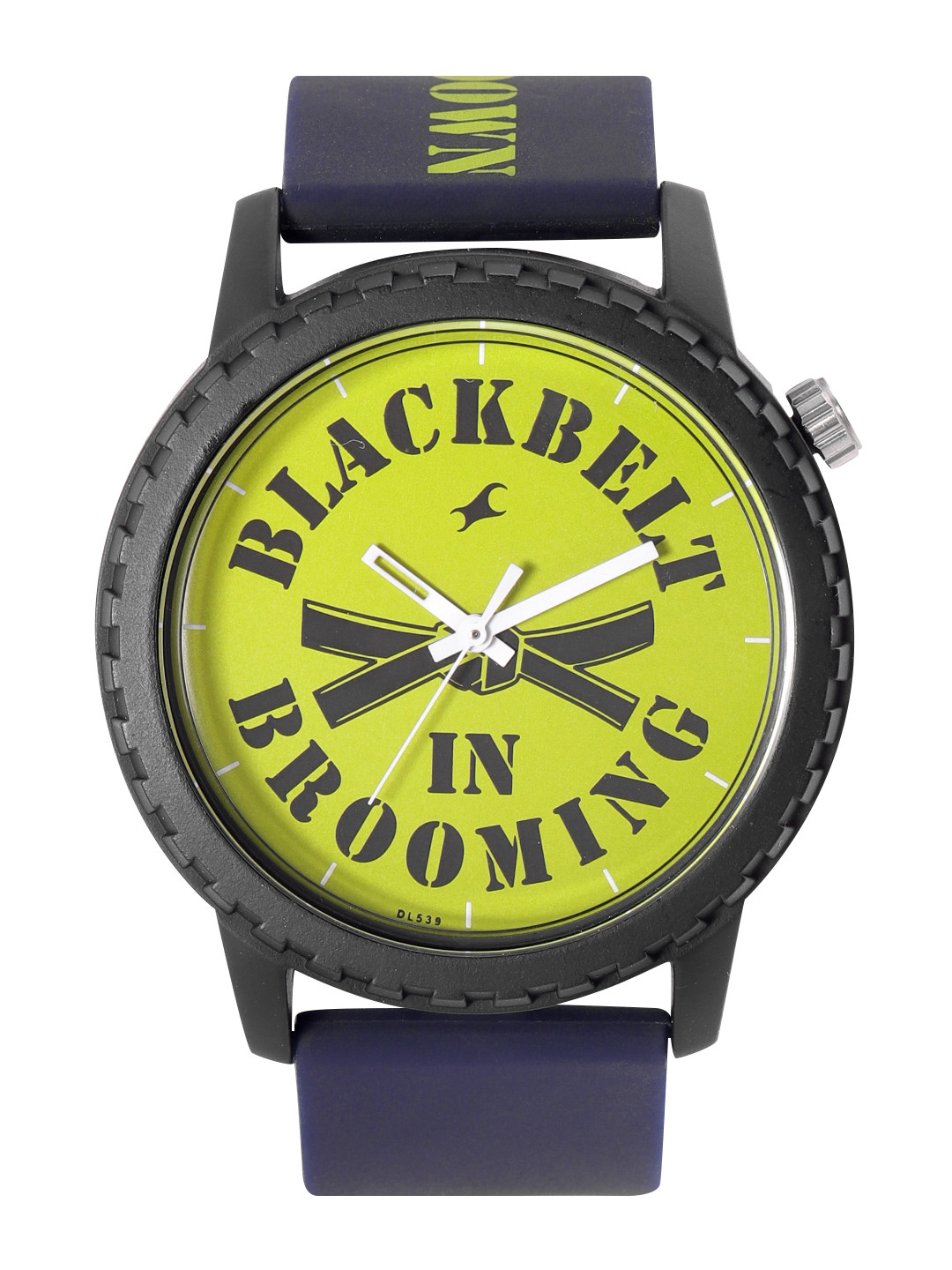 Fastrack Unisex Yellow Printed Dial & Yellow Straps Analogue Watch 38039PP20W