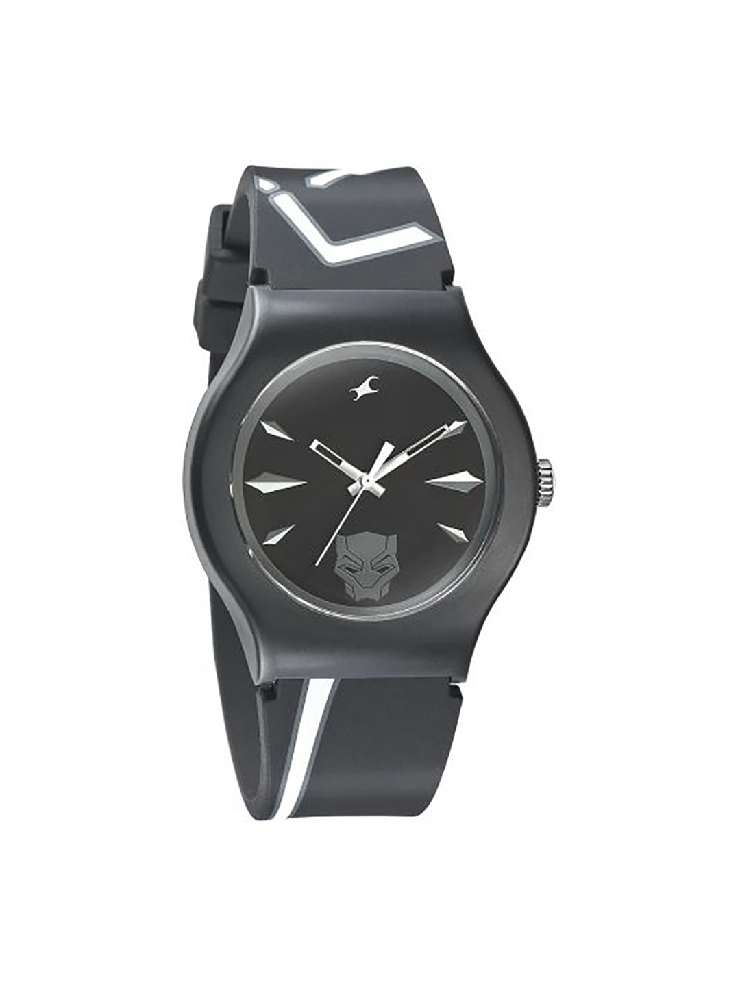 Fastrack Unisex Black Dial & Straps Marvel Avengers Black Panther Analogue Watch 9915PP95