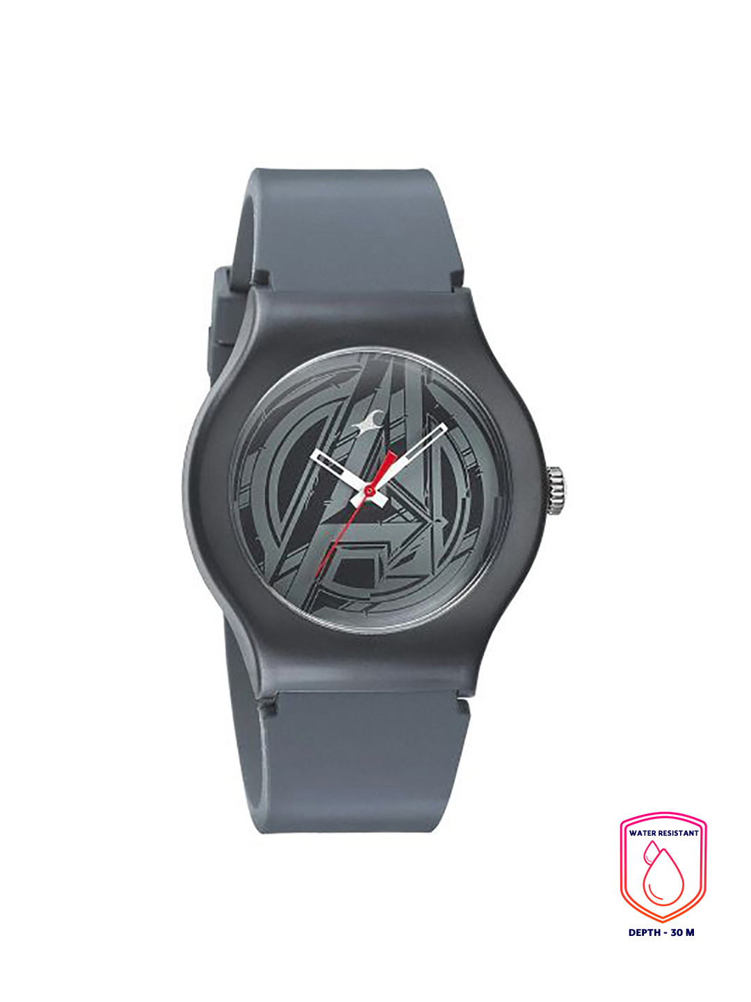 Fastrack Unisex Black Printed Dial & Black Straps Analogue Watch 9915PP85