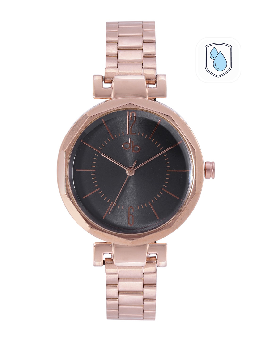 DressBerry Women Black Analogue Watch DB-SS21-9D