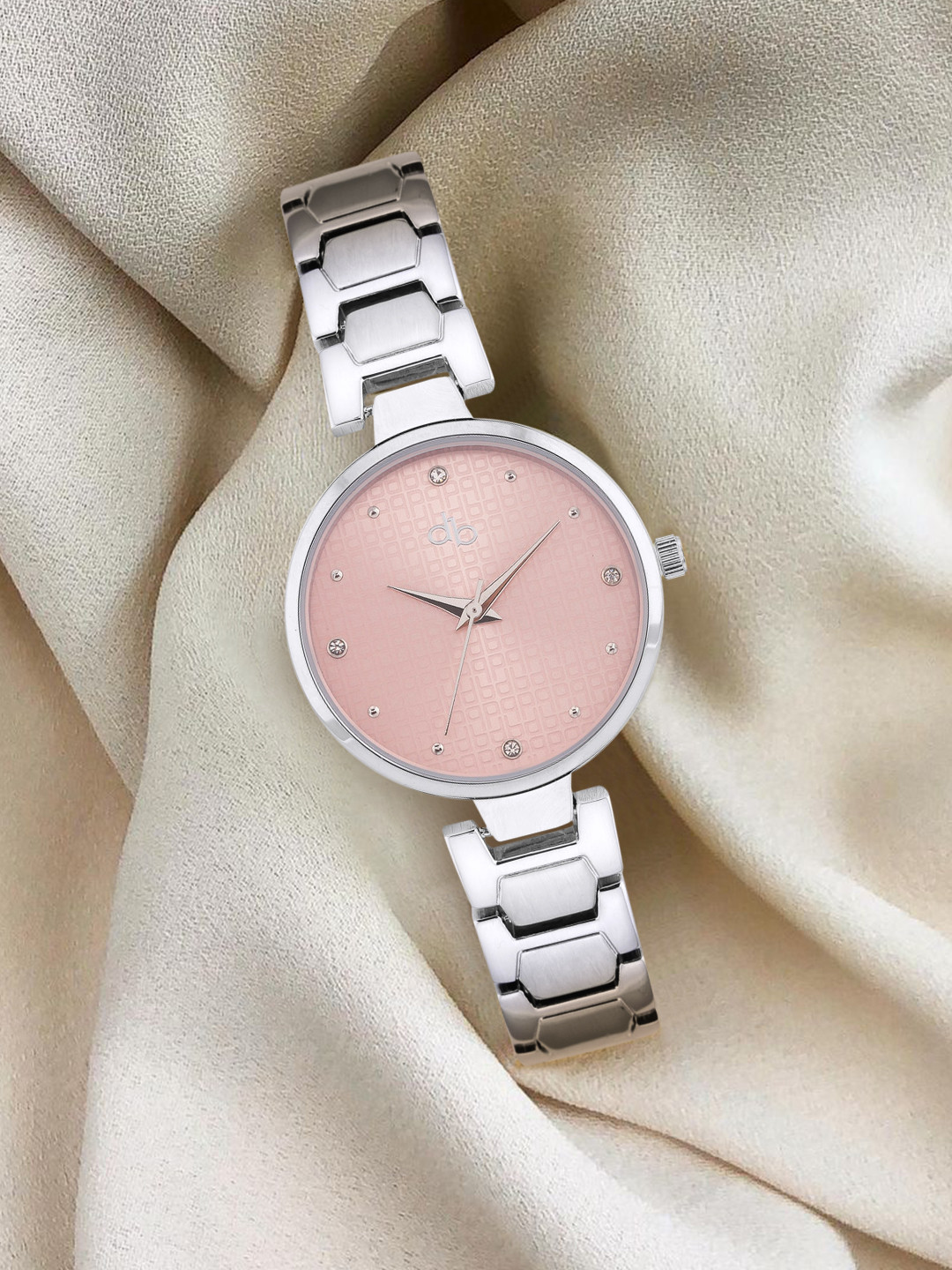 DressBerry Women Pink Bracelet Style Analogue Watch DB-SS21-3C