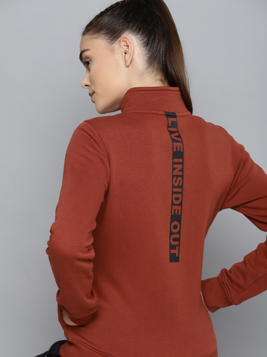 Alcis Women Rust Sporty Jacket