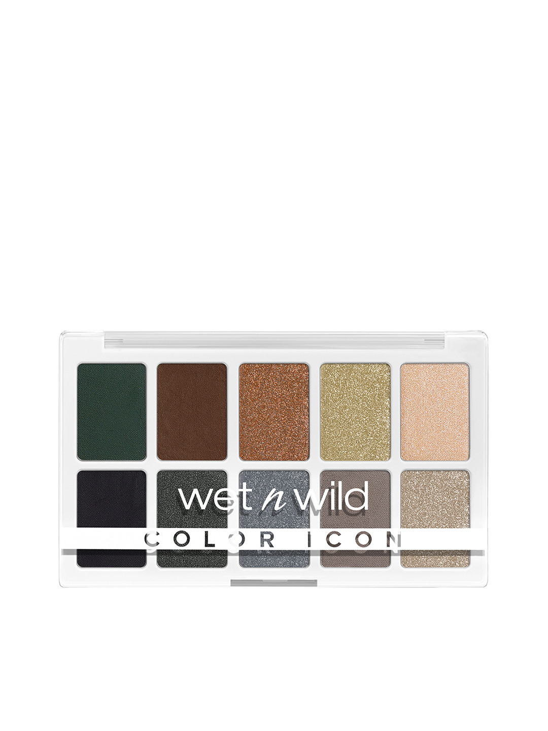 Wet n Wild Color Icon 10 Pan Shadow Palette- Lights off 1114076E Worth Rs.699