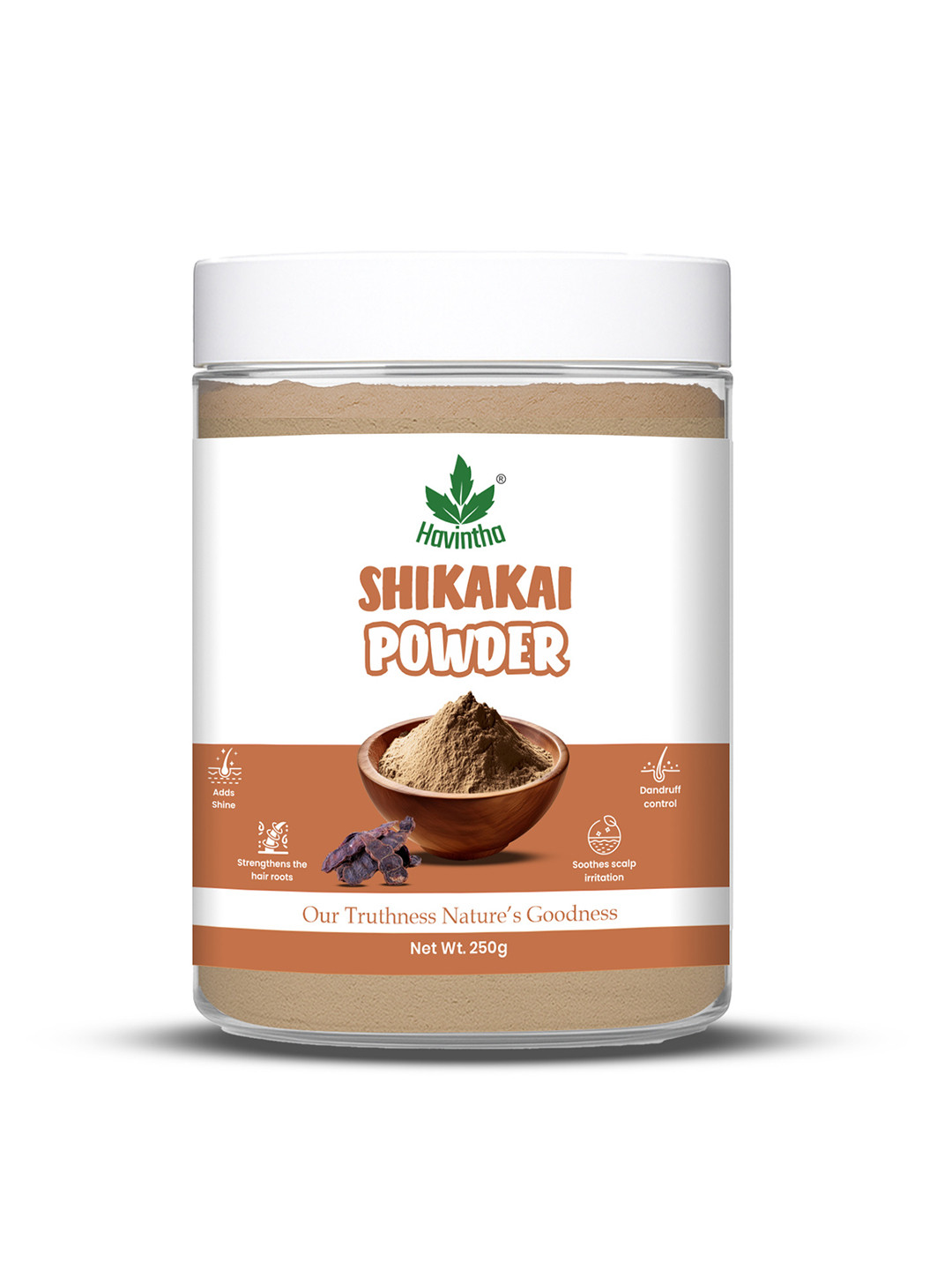 Havintha Green Natural Shikakai Powder for Hair 250g
