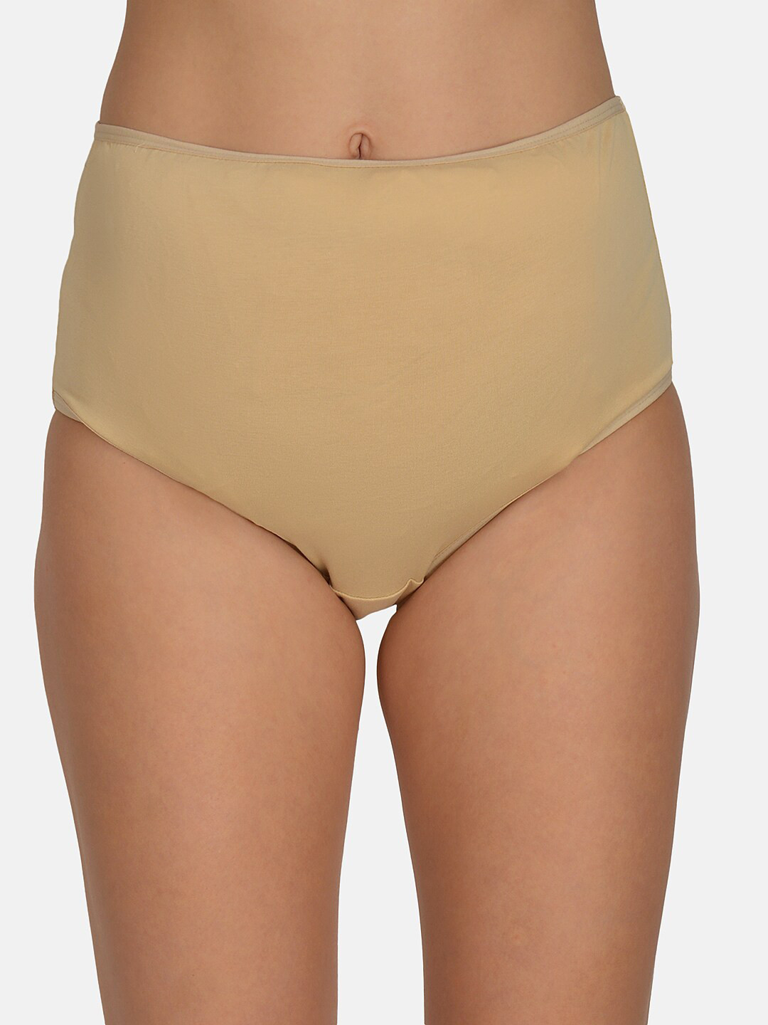 mod & shy Women Beige Solid Maternity Briefs MU163