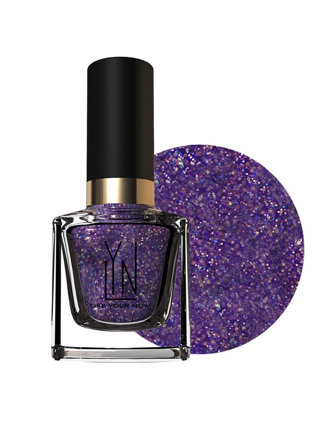 LYN LIVE YOUR NOW Fast Dry Non Toxic Nail Polish - Purple Pleaser