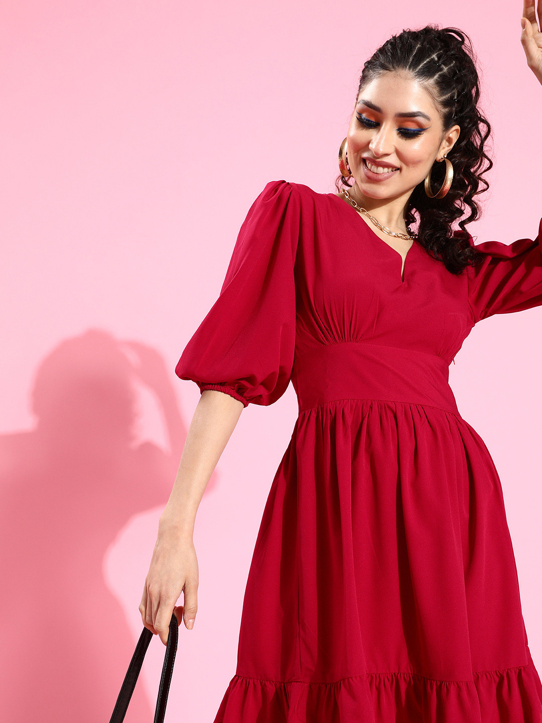 Sera Crepe A-Line Dress