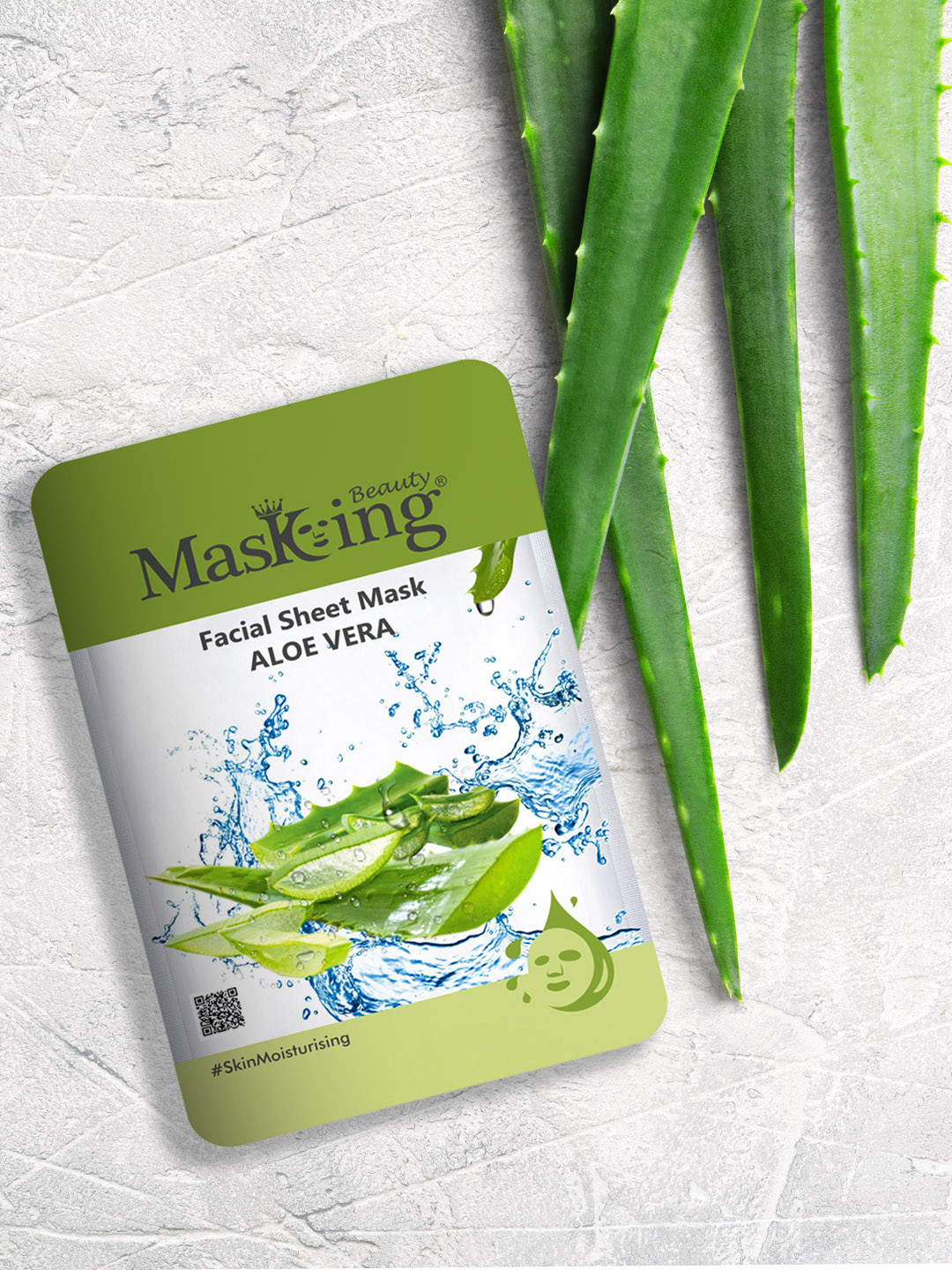 MasKing Diva Unisex Set Of 5 Aloe Vera Facial Sheet Masks