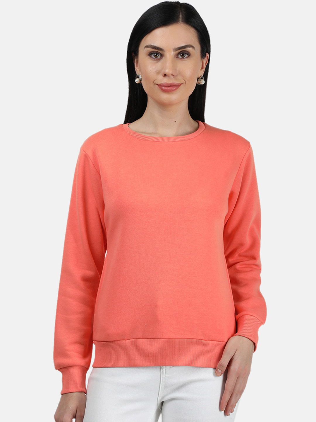 Monte Carlo Women Brown Sweatshirt