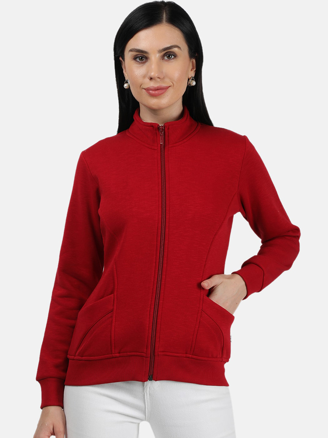Monte Carlo Women Red Sweatshirt