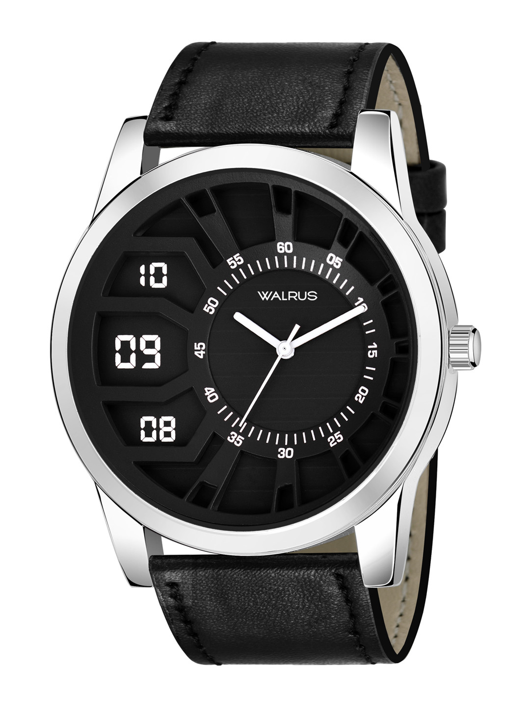 Walrus Men Black Wrap Around Straps Analogue Watch WWTM-DXTR-X-020207