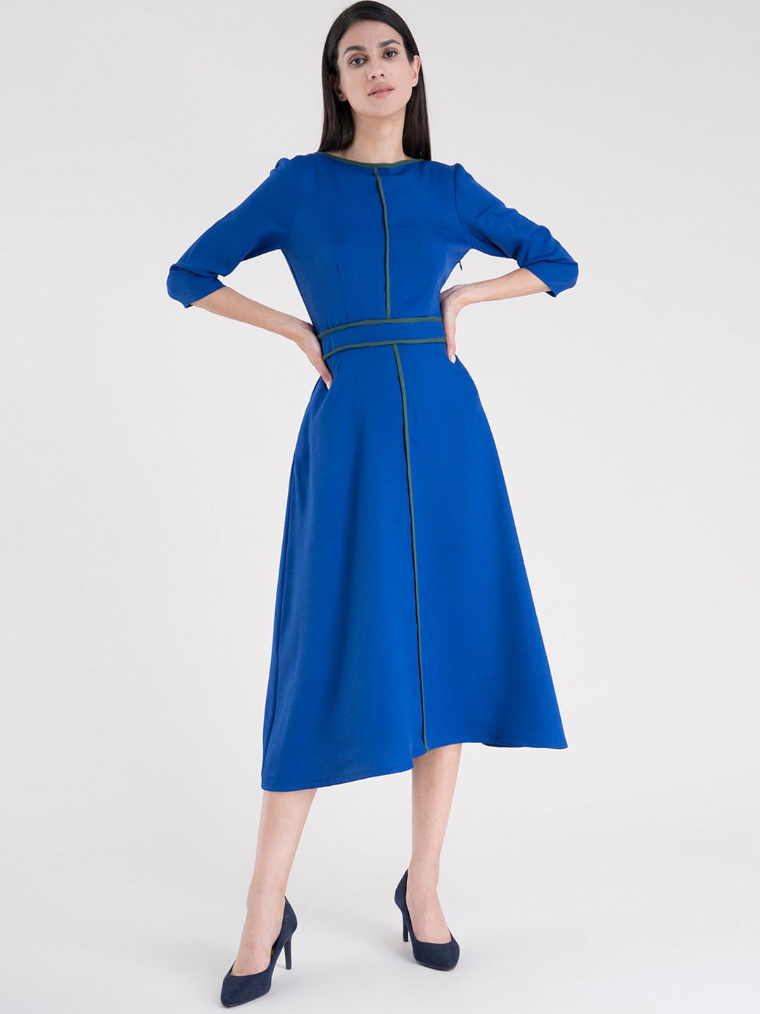 FableStreet Blue Midi Dress