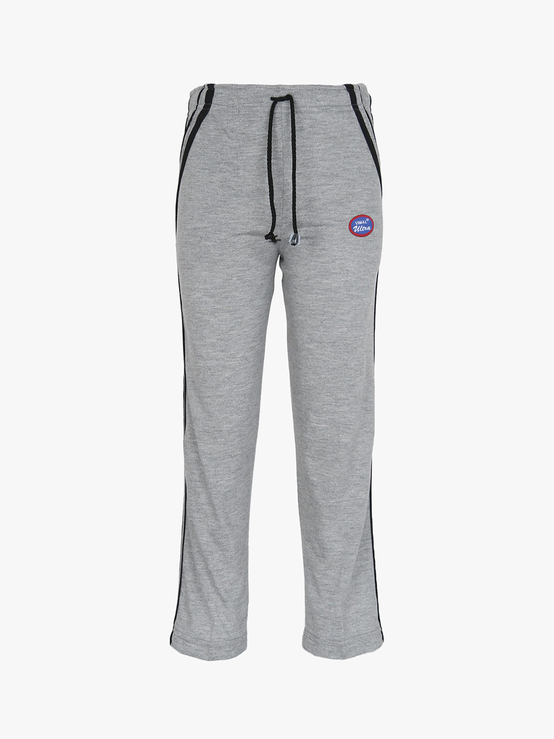 MACK JONNEY Kids Grey Cotton Blended Track Pants