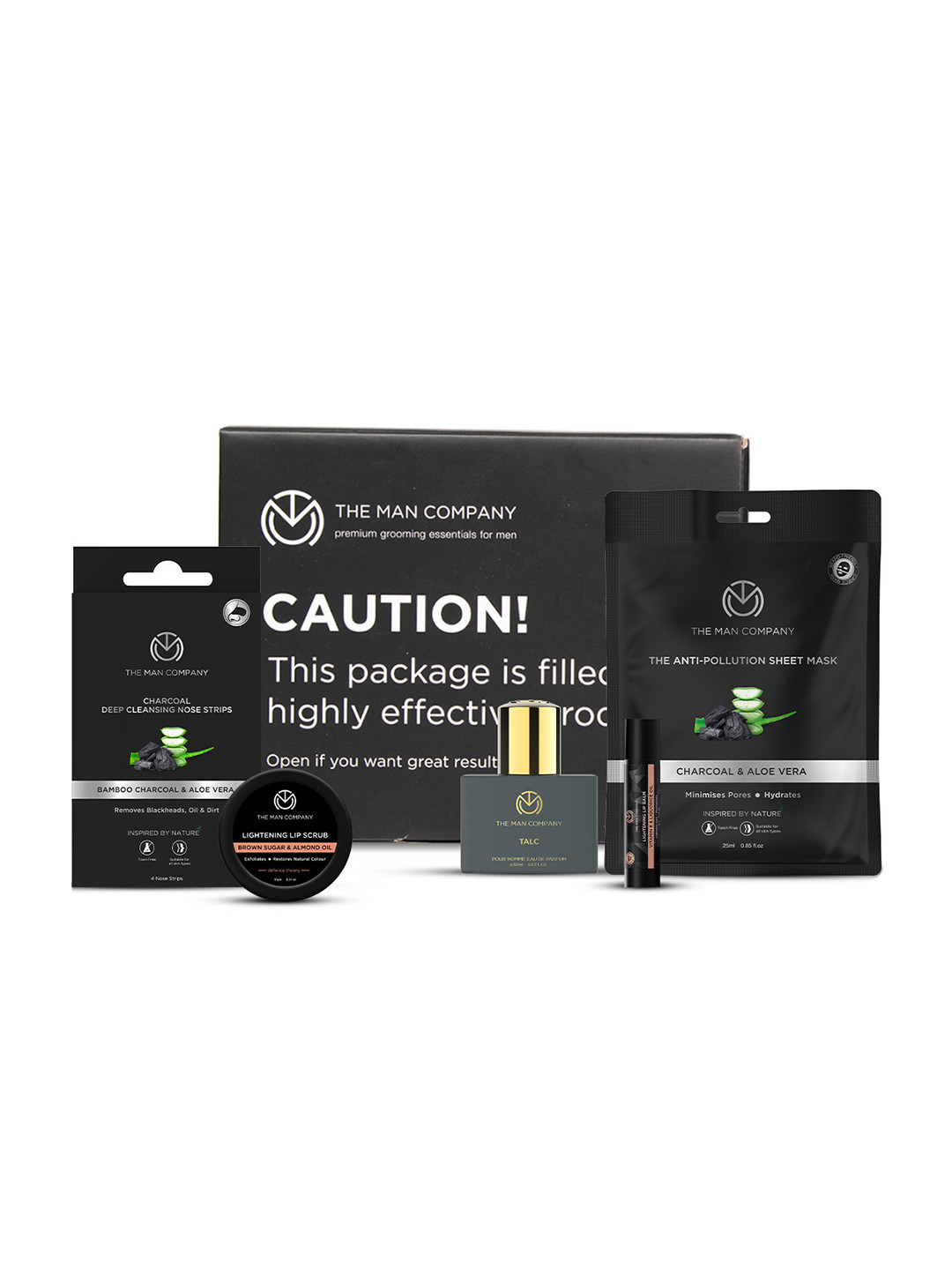 The Man Company Men Set Of 5 Face Glow Gift Set