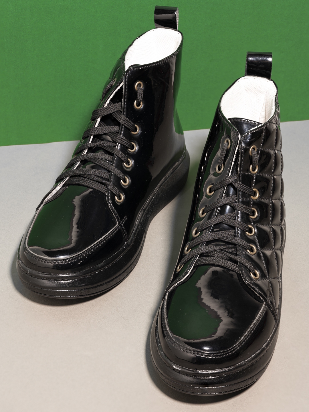 Womens black flat boots uk store