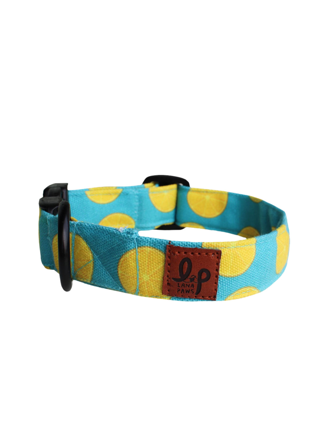 LANA PAWS Blue & Yellow Nylon Printed Pet Collar
